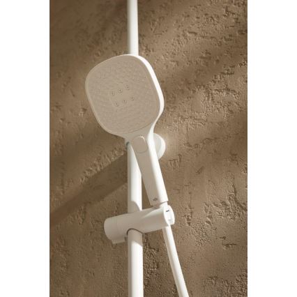 KFA Armatura 5756-910-44 - Duschset med termostatblandare MALAGA vit