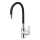 KFA Armatura 6553-915-00 - Vaskkran med flexibel arm RUMBA 40,5 cm svart/skinande krom
