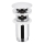 KFA Armatura 660-254-00 - Tvättställ avlopp med bräddavlopp CLICK-CLACK diameter 6,6 cm skinande krom