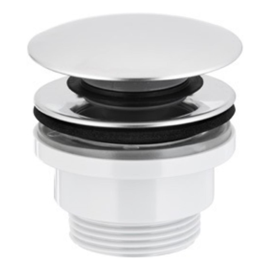 KFA Armatura 660-310-00 - Tvättställsavlopp CLICK-CLACK diameter 6,6 cm skinande krom