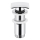 KFA Armatura 660-453-00 - Tvättställsavlopp utan bräddavlopp CLICK-CLACK 7x7 cm skinande krom