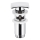 KFA Armatura 660-454-00 - Tvättställ avlopp med bräddavlopp CLICK-CLACK 7x7 cm skinande krom