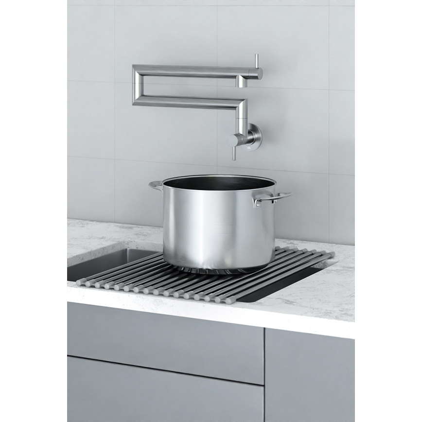 KFA Armatura 6623-030-22 - Kökskran med skarv DUERO POT FILLER rostfri