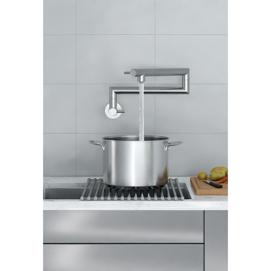 KFA Armatura 6623-030-22 - Kökskran med skarv DUERO POT FILLER rostfri