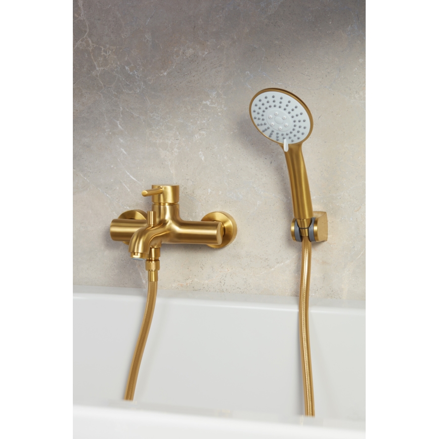 KFA Armatura 841-220-31 - Dusch set MOZA mark guld