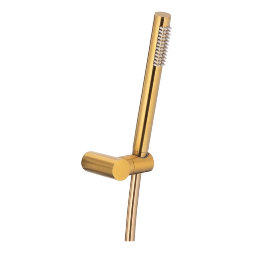 KFA Armatura 841-225-31 - Dusch set MOZA rostfri/mark guld