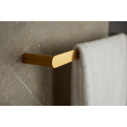 KFA Armatura 864-025-31 - Handdukshängare för vägg 24 cm rostfri/mark guld