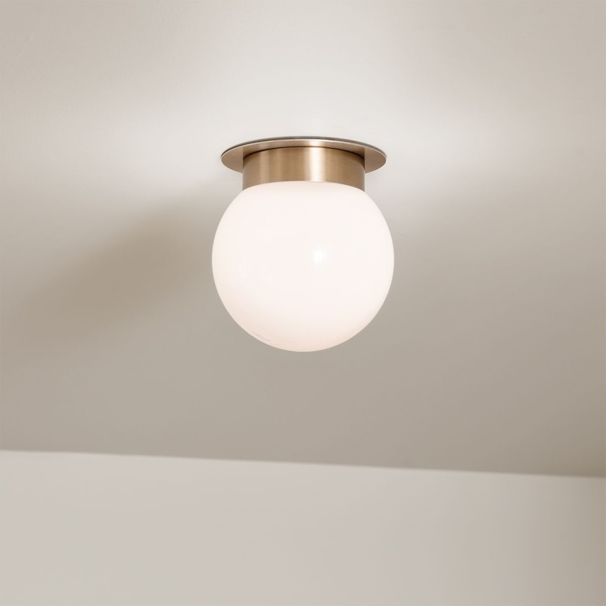 Kichler KL-ALBERS-F-G-CPZ-Taklampa ALBERS 1xE27/40W/230V Ø20,3 cm guld