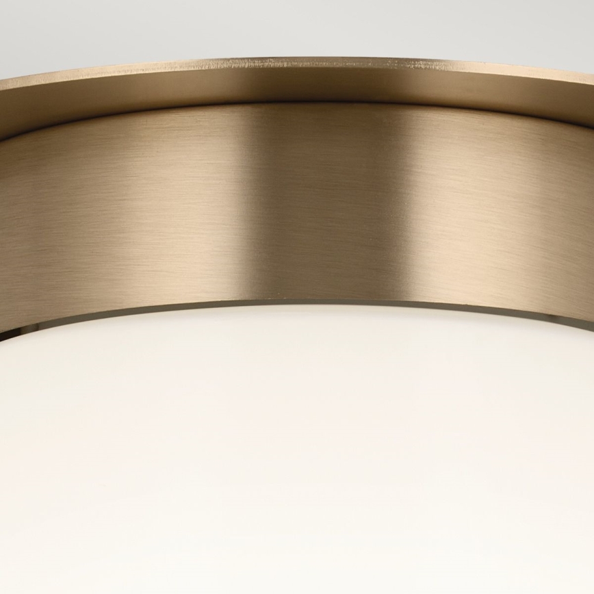 Kichler - Taklampa ALBERS 1xE27/40W/230V Ø 21,6 cm brons