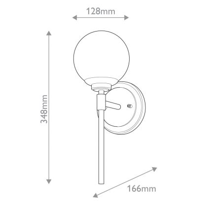 Kichler - LED badrumsvägglampa BENNO 2xG9/3W/230V guldfärgad IP44