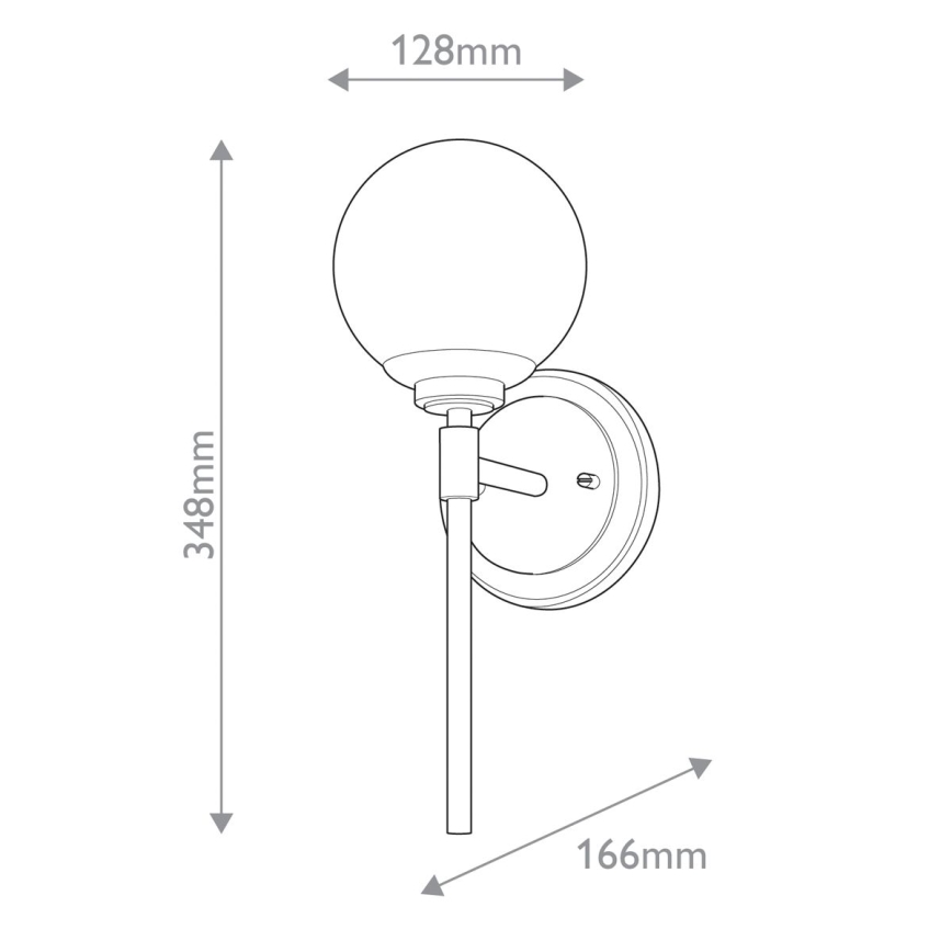 Kichler - LED badrumsvägglampa BENNO 2xG9/3W/230V guldfärgad IP44