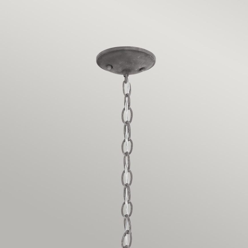 Kichler - Utomhus ljuskrona på kedja BRIDGE POINT 1xE27/60W/230V IP44