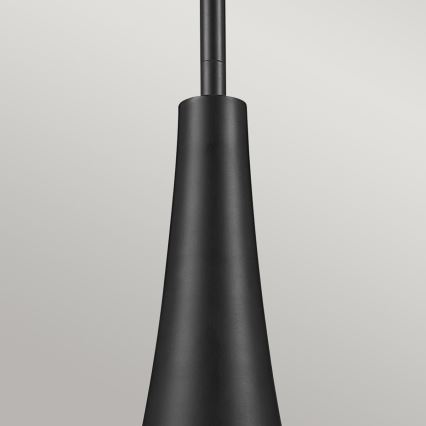 Kichler - Takpendel på stång DEELA 1xE27/60W/230V Ø 17,8 cm svart