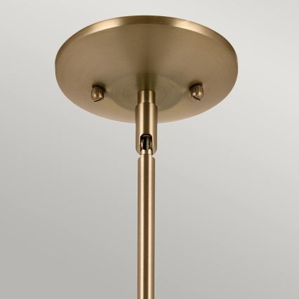 Kichler - Pendelkrona DEELA 1xE27/60W/230V diameter 17,8 cm mässing