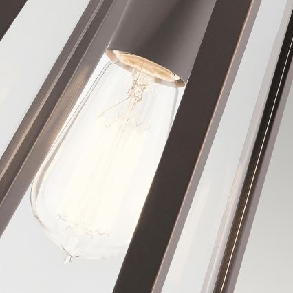 Kichler - Vägglampa för utomhusbruk DELISON 1xE27/60W/230V IP44