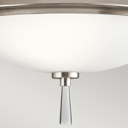 Kichler - Ytmonterad ljuskrona DREYFUS 3xE27/60W/230V matt krom