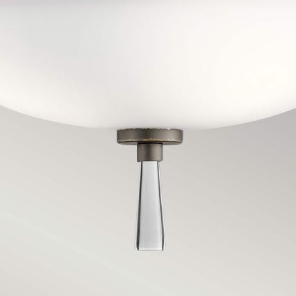 Kichler - Ytmonterad ljuskrona DREYFUS 3xE27/60W/230V brons