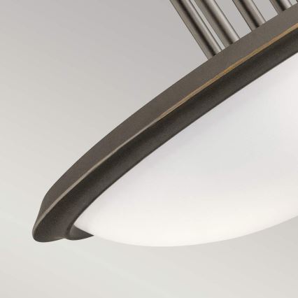 Kichler - Ytmonterad ljuskrona DREYFUS 3xE27/60W/230V brons