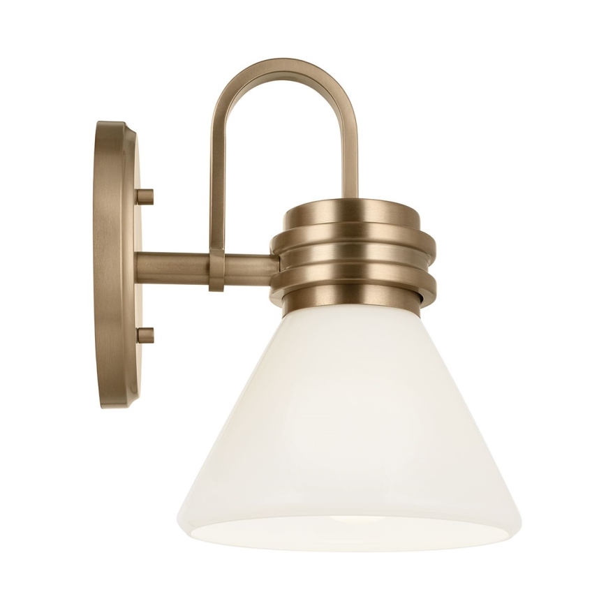 Kichler - LED vägglampa för badrum FARUM 1xG9/3W/230V IP44 mässing