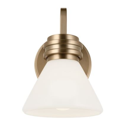 Kichler - LED vägglampa för badrum FARUM 1xG9/3W/230V IP44 mässing