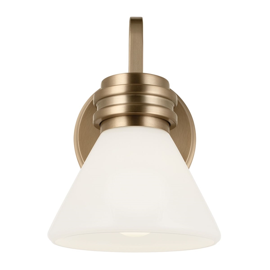 Kichler - LED vägglampa för badrum FARUM 1xG9/3W/230V IP44 mässing
