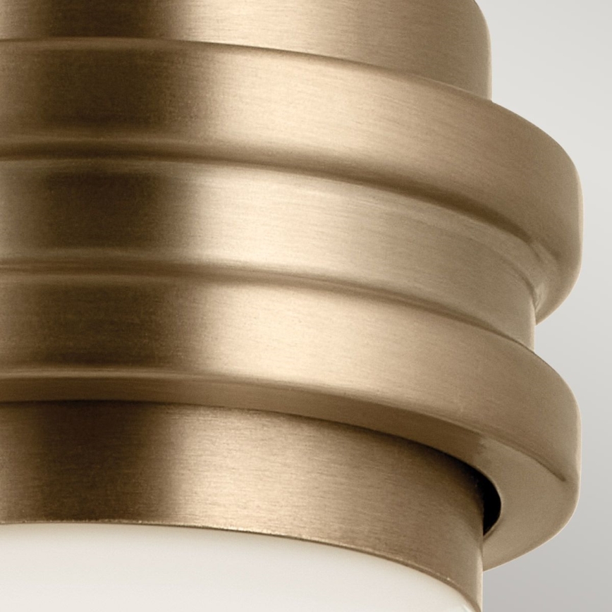 Kichler - LED vägglampa för badrum FARUM 1xG9/3W/230V IP44 mässing