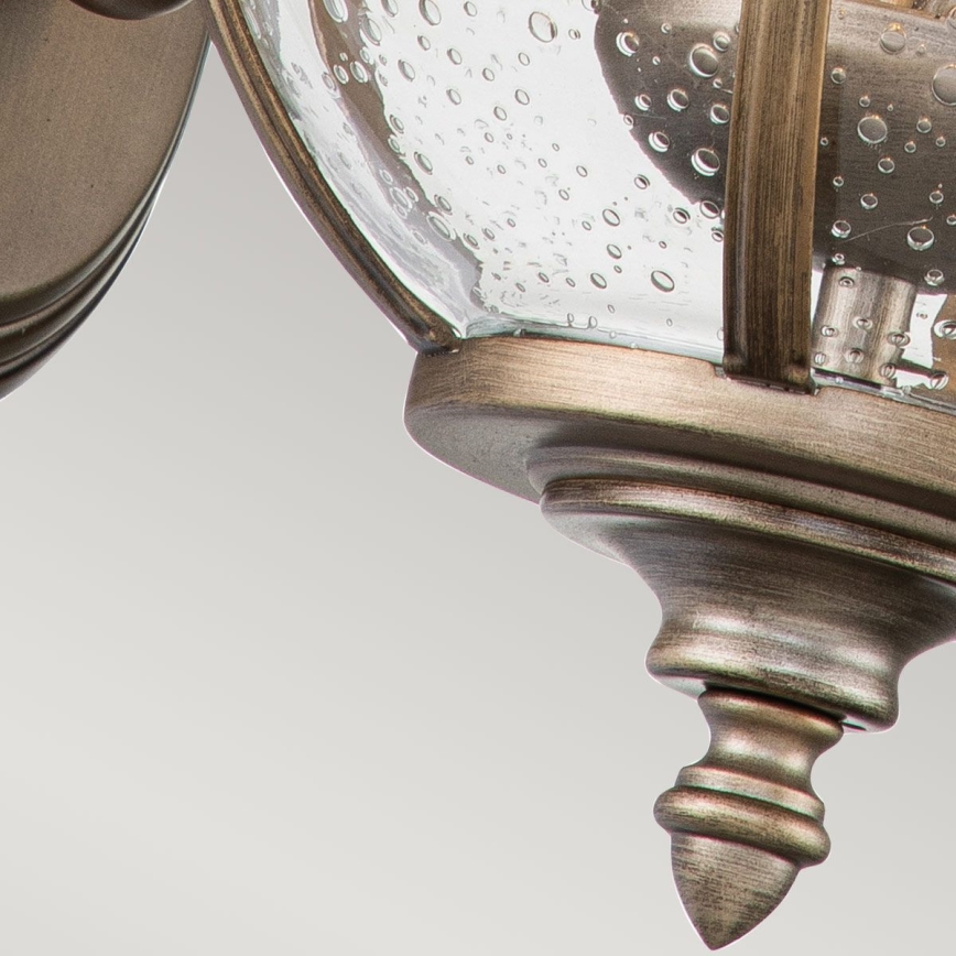 Kichler - Vägglampa för utomhusbruk HALLERON 2xE14/40W/230V IP44