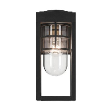 Kichler - Vägglampa för utomhusbruk HONE 1xE27/60W/230V IP44 svart