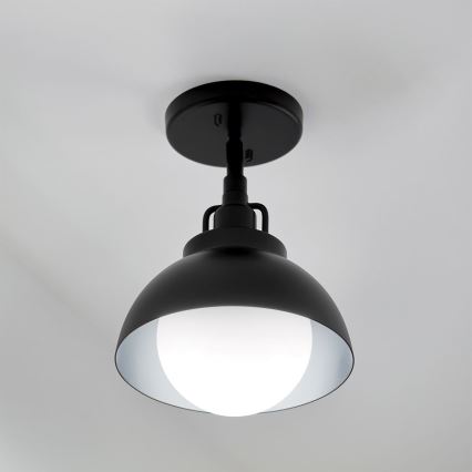 Kichler - Vägglampa NIVA 1xE27/40W/230V svart