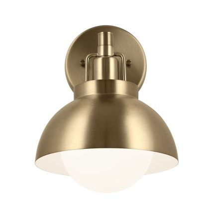 Kichler - Vägglampa NIVA 1xE27/40W/230V mässing