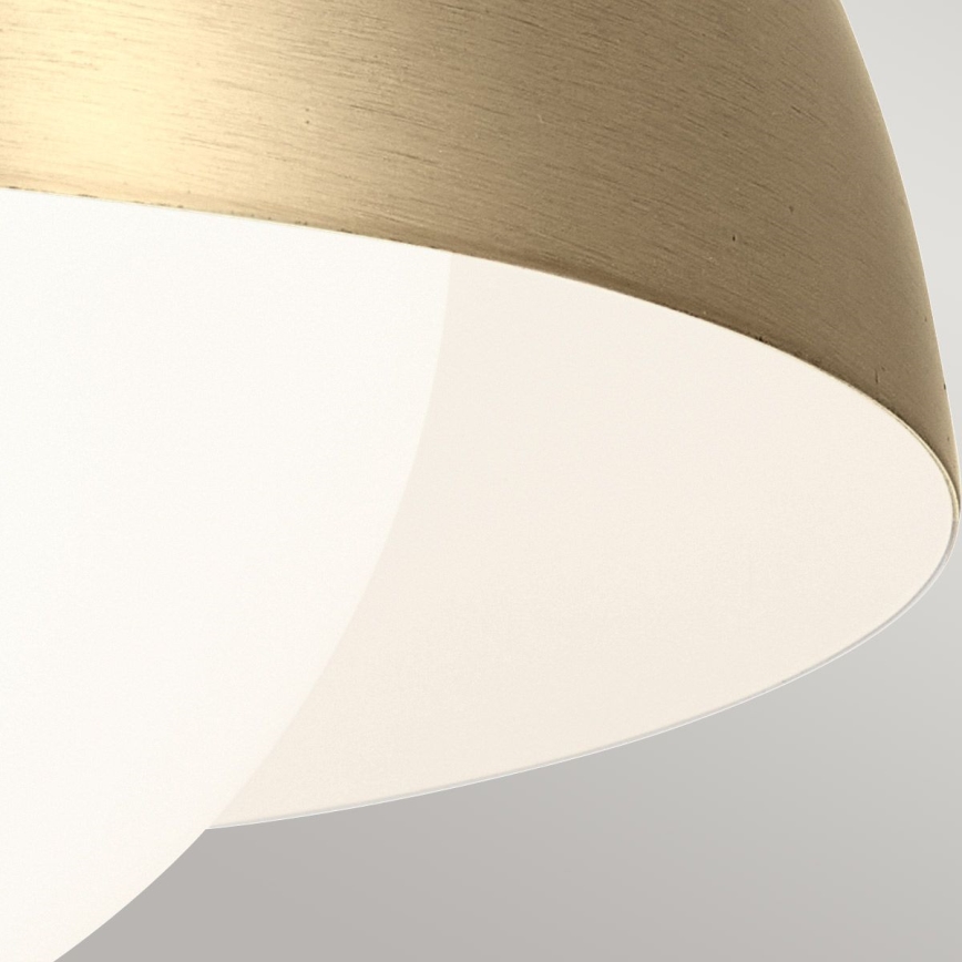 Kichler - Vägglampa NIVA 1xE27/40W/230V mässing