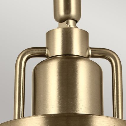 Kichler - Vägglampa NIVA 1xE27/40W/230V mässing