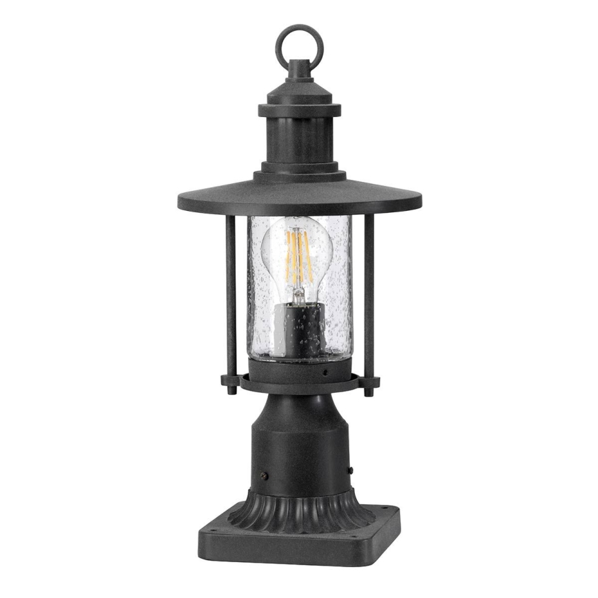 Kichler - Utomhuslampa RIVERWOOD 1xE27/60W/230V IP44 svart