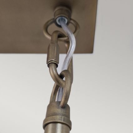 Kichler - SERENE LED-ljuskrona med stång LED/40W/230V, guldfinish