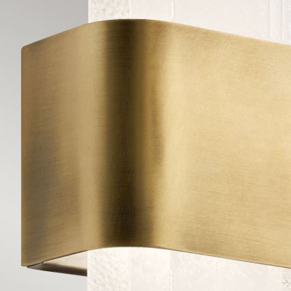 Kichler - LED väggbelysning SERENE LED/16W/230V mässing