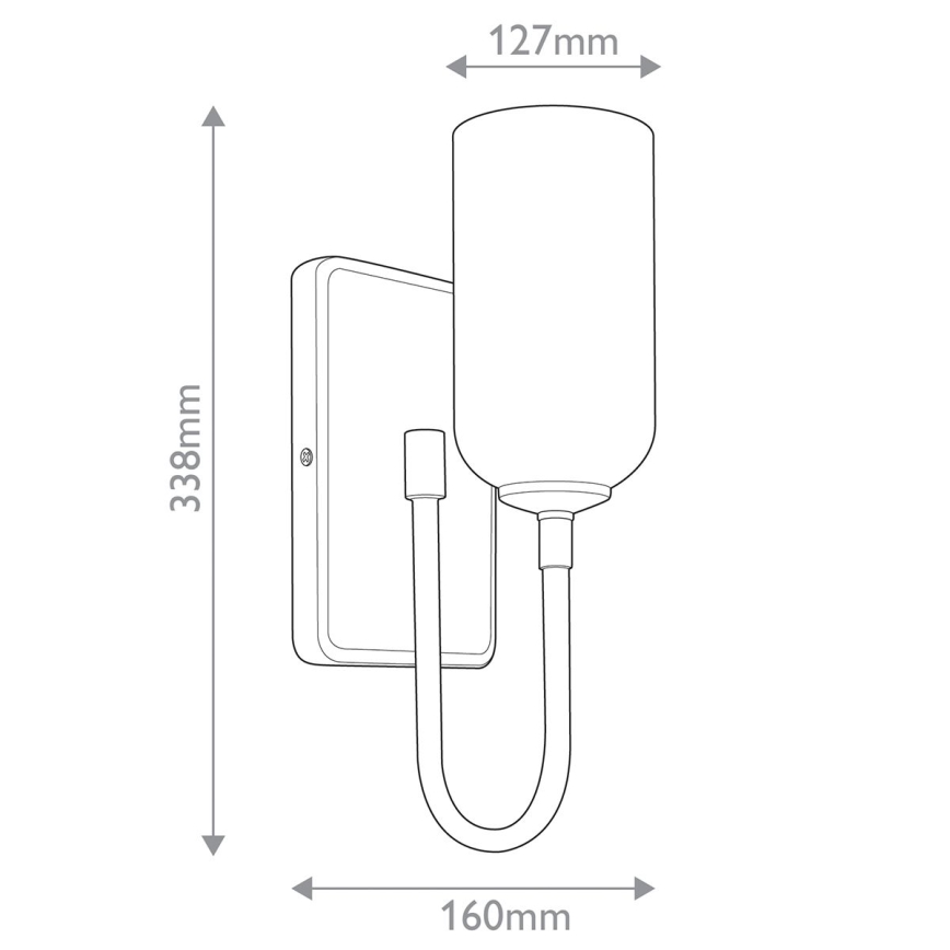 Kichler - LED-badrumsarmatur SOLIA 1xG9/3W/230V IP44, guld