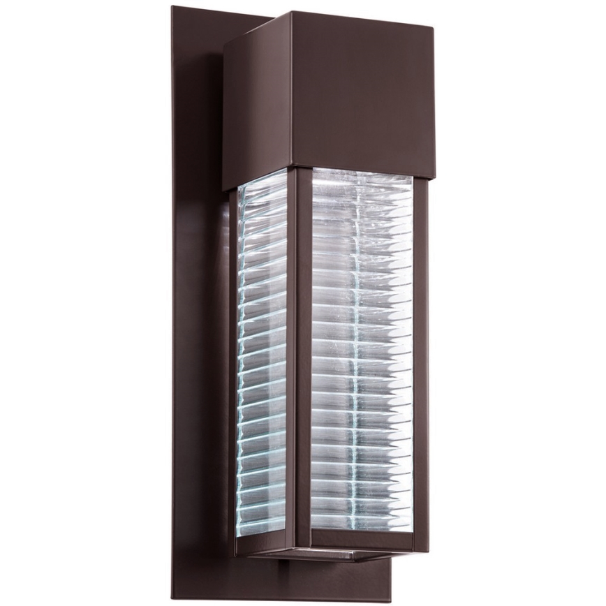 Kichler - LED utomhusvägglampa SOREL 1xGU10/7W/230V IP44 brun