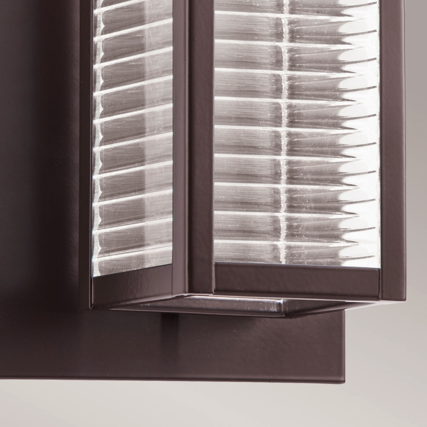 Kichler - LED utomhusvägglampa SOREL 1xGU10/7W/230V IP44 brun