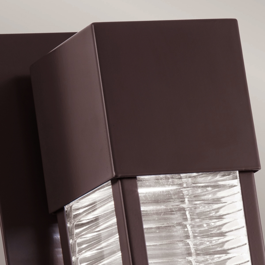 Kichler - LED utomhusvägglampa SOREL 1xGU10/7W/230V IP44 brun