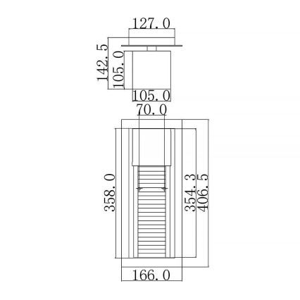 Kichler - LED utomhusvägglampa SOREL 1xGU10/7W/230V IP44 brun