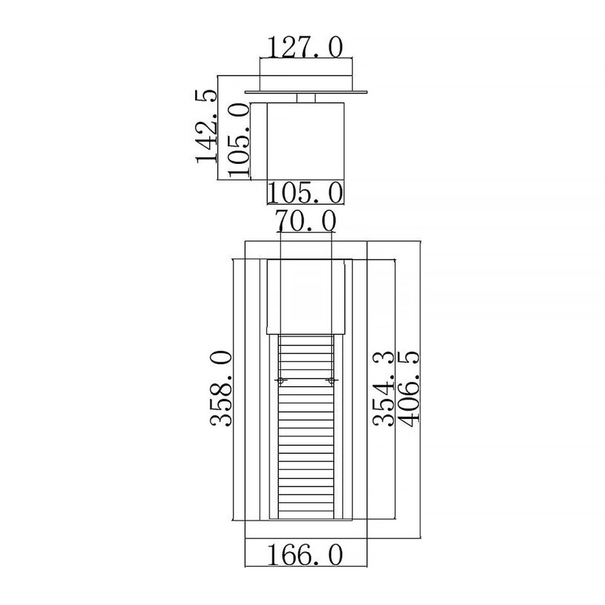 Kichler - LED utomhusvägglampa SOREL 1xGU10/7W/230V IP44 brun