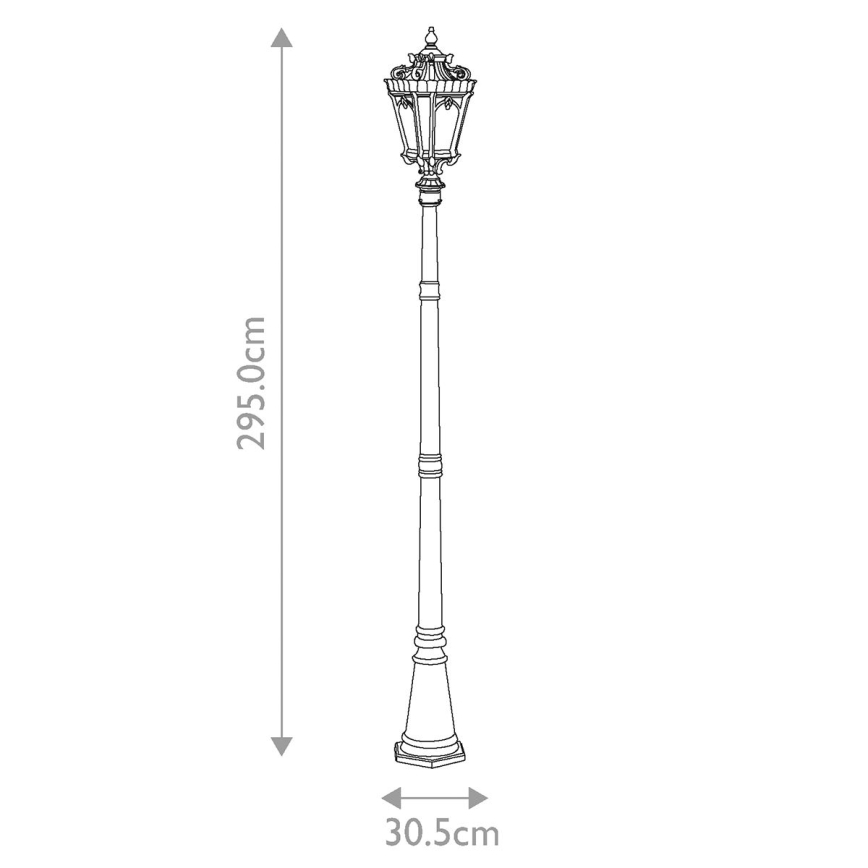 Kichler - Utomhuslampa TOURNAI 3xE14/60W/230V IP44