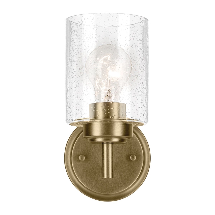 Kichler - Vägglampa WINSLOW 1xE27/60W/230V mässing