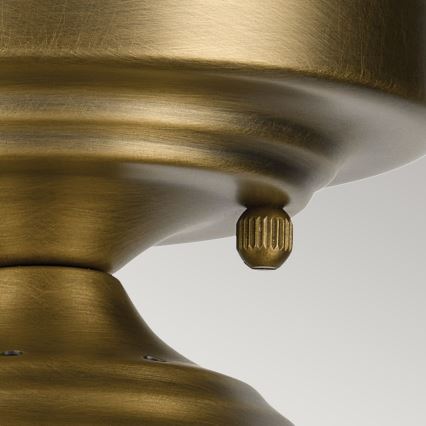 Kichler - Taklampa WINSLOW 1xE27/60W/230V diameter 21,6 cm mässing