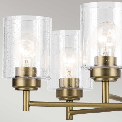 Kichler - Ljuskrona på kedja WINSLOW 5xE27/60W/230V diameter 50,2 cm mässing