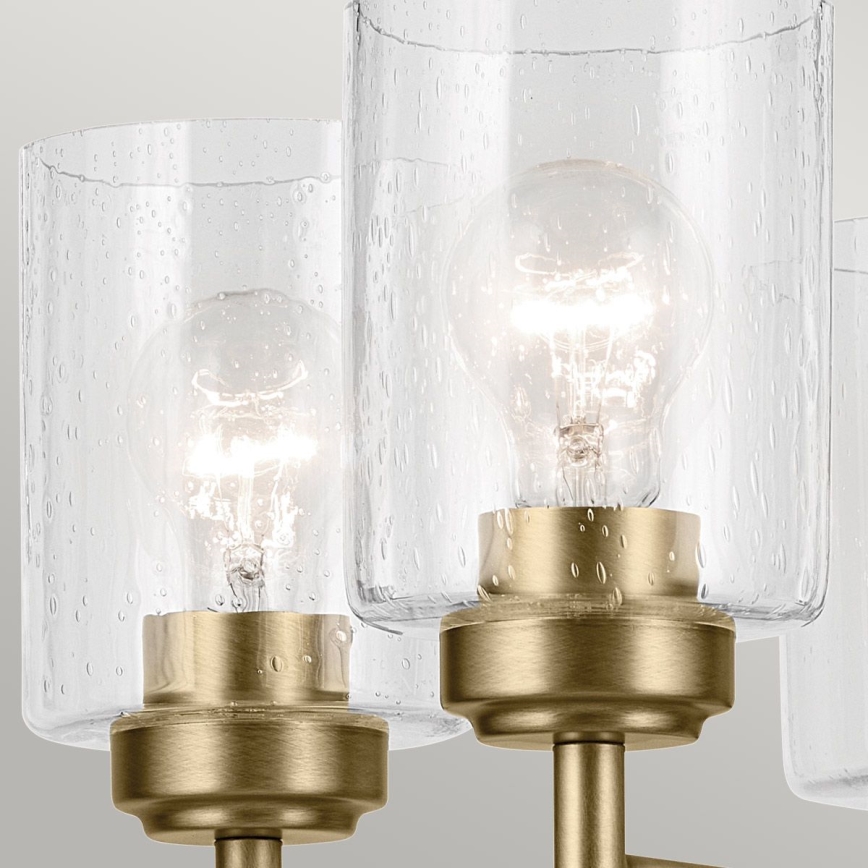 Kichler - Ljuskrona på kedja WINSLOW 5xE27/60W/230V diameter 50,2 cm mässing