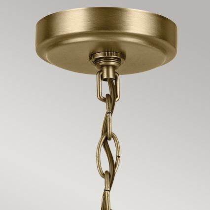 Kichler - Ljuskrona på kedja WINSLOW 5xE27/60W/230V diameter 50,2 cm mässing