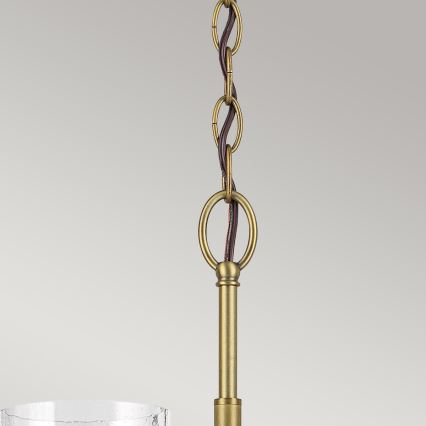 Kichler - Ljuskrona på kedja WINSLOW 6xE27/60W/230V diameter 66 cm mässing