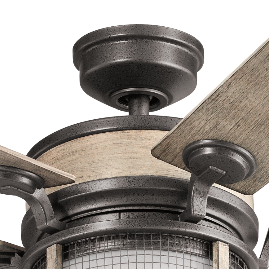 Kichler - LED Dimbar takfläkt AHRENDALE LED/10W/230V IP44 + fjärrkontroll