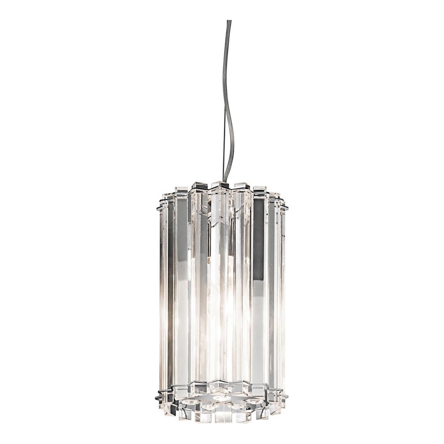 Kichler - LED badrumsljuskrona på textilsladd CRYSTAL SKYE 2xG9/3W/230V IP44